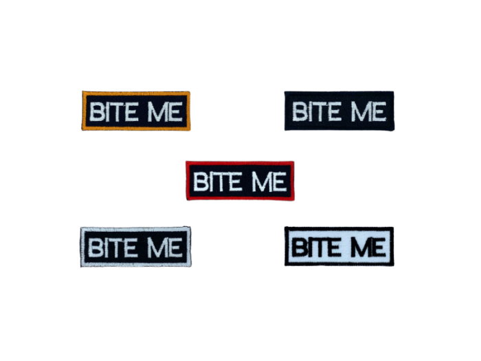 Bite Me - Patch Mærke