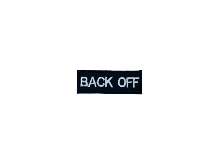 Back Off - Patch Mærke - Billede 5