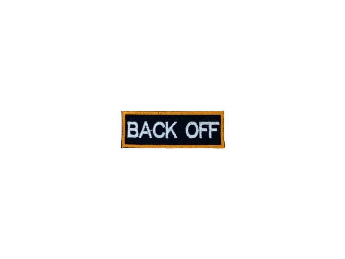 Back Off - Patch Mærke - Billede 4