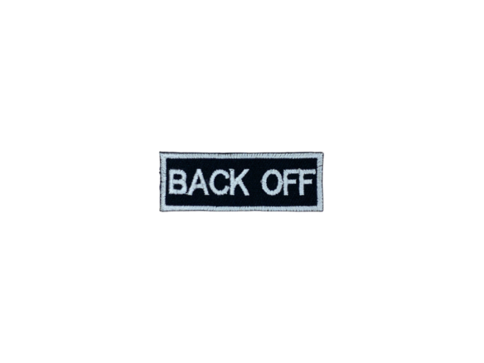 Back Off - Patch Mærke - Billede 6