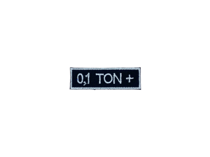 0,1 ton+ - Patch Mærke
