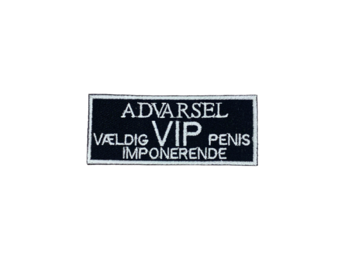 Advarsel VIP vældig imponerende penis- Patch Mærke