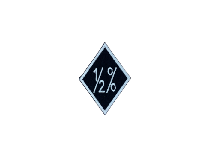½% - Patch  Mærke
