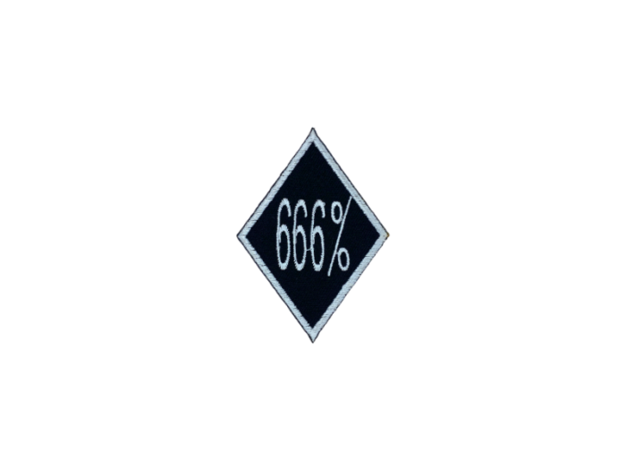 666% - Patch  Mærke