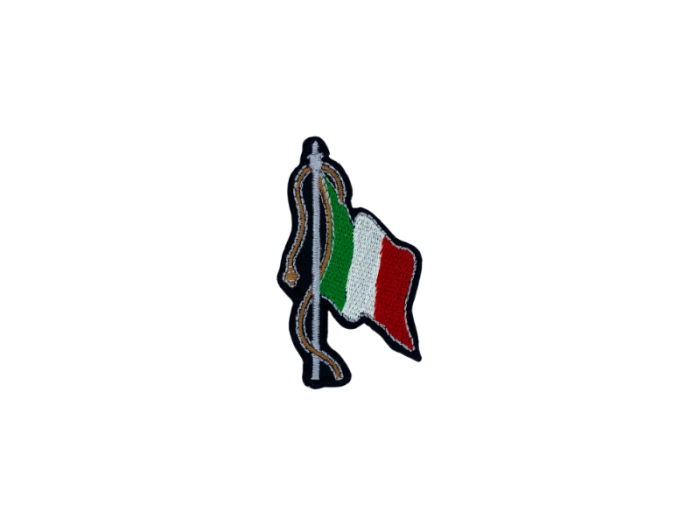 Italiensk flag m reb - Patch Mærke