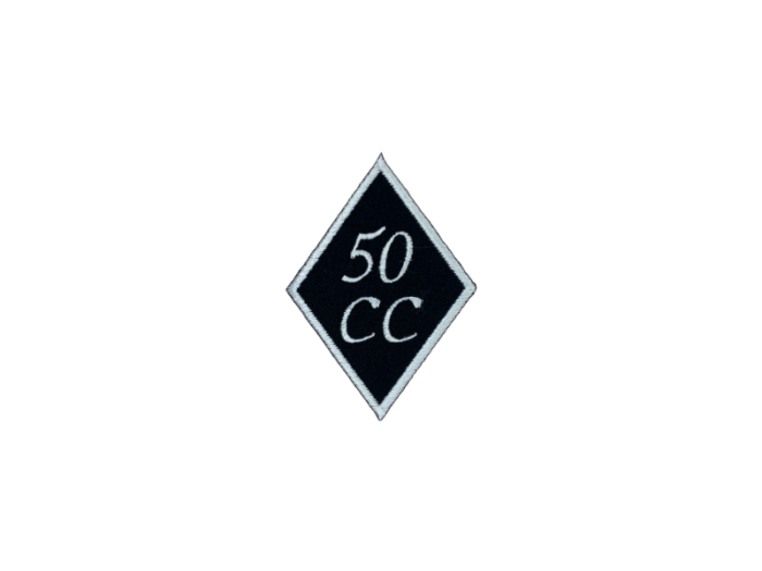 50 cc ruder- diamant - Patch  Mærke