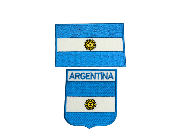 Argentina flag 2 pak - Patch Mærke