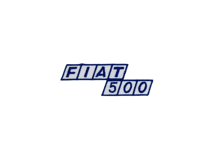 Fiat 500 8cm- Patch Mærke
