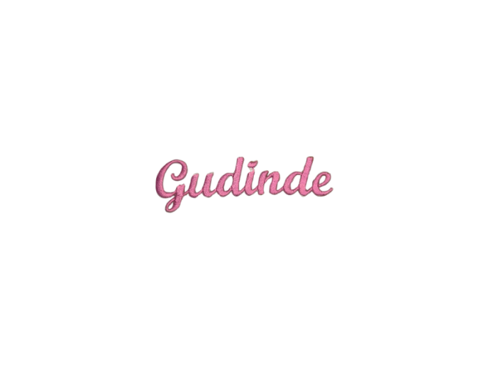 Gudinde ( Tekst ) - Patch Mærke