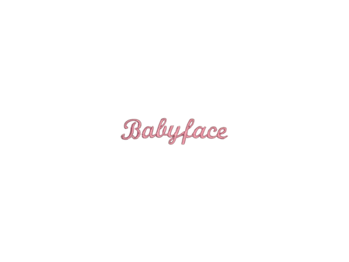 Babyface ( Tekst ) - Patch Mærke