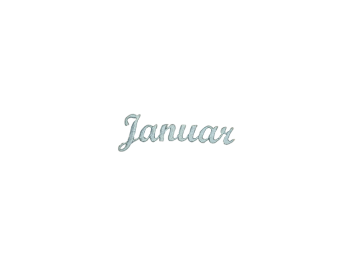 Januar ( Tekst ) - Patch Mærke