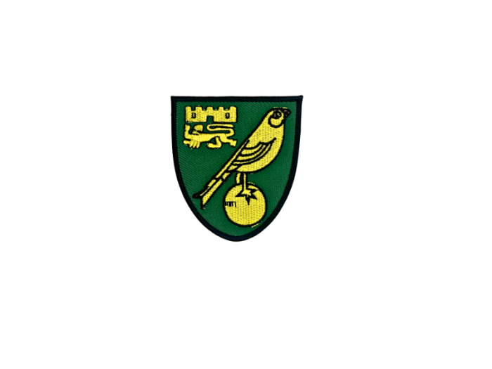 Norvich City FC logo Emblem - Patch Mærke