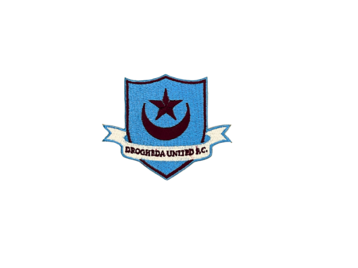 Drogheda United FC logo Emblem - Patch Mærke