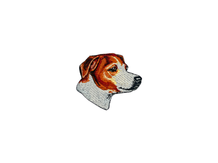 Jack Russel Terrier Hund- Patch Mærke
