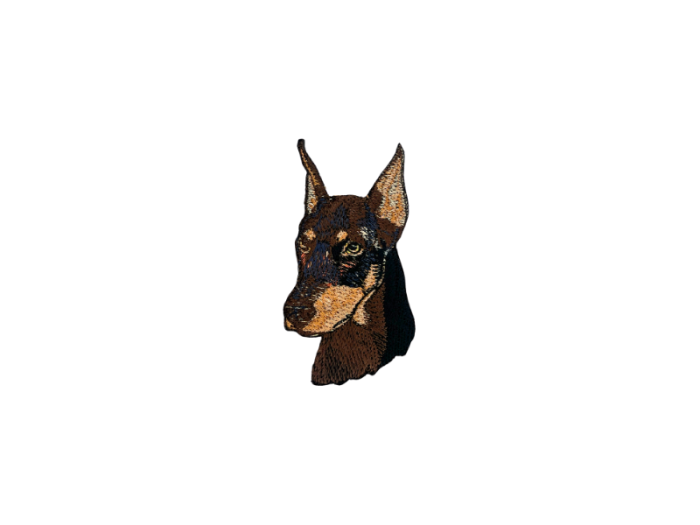 Doberman Hund - Patch Mærke