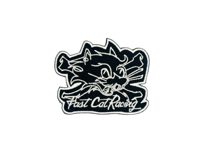 Fast Cat Racing 8cm - Patch Mærke