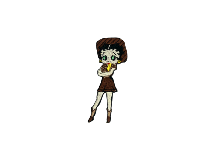 Betty Boop Cowboy 3,1cm - Patch Mærke