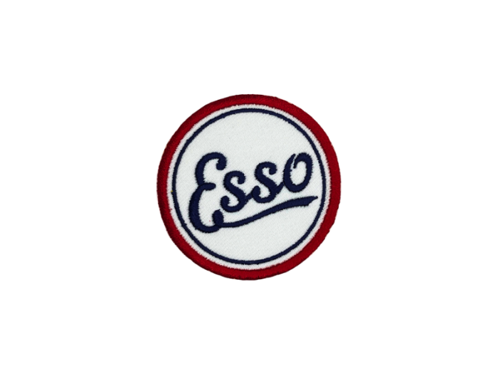 Esso old style logo emblem 6cm - Patch Mærke