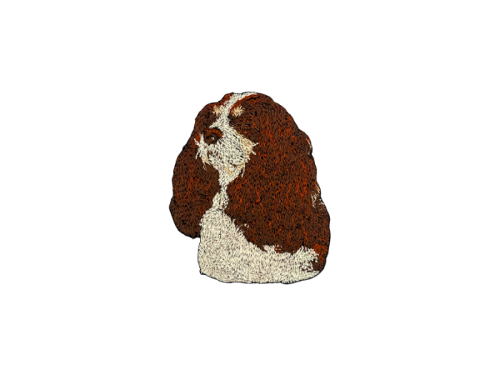 Cavalier Spaniel Hund - Patch Mærke