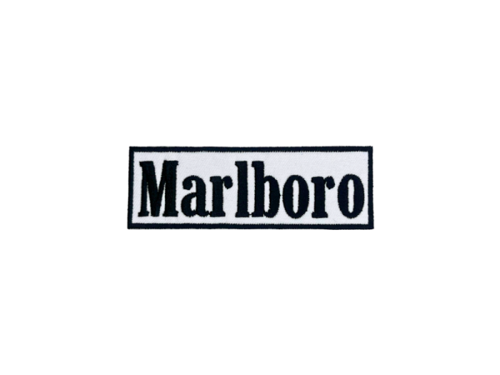 Marlboro Tekst Logo - Patch Mærke