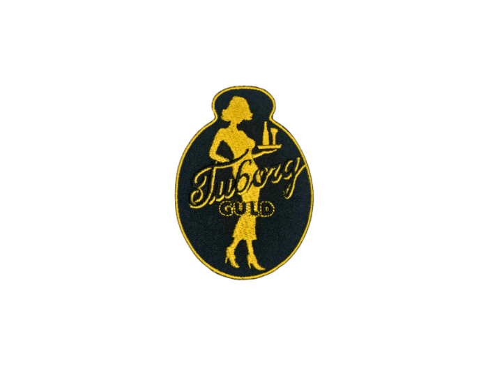 Tuborg Guld Dame Øletiket emblem - Patch Mærke