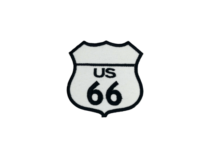 Blank US 66 Emblem  - Patch Mærke