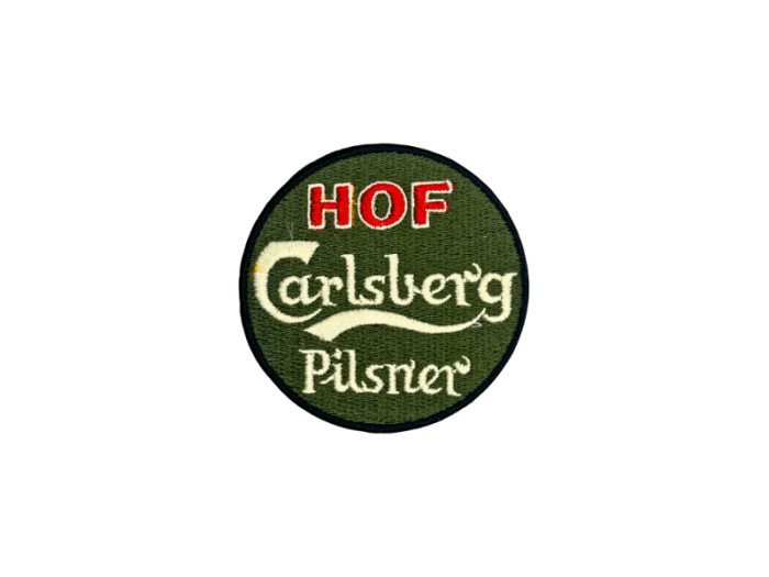 Carlsberg Pilsner øletiket emblem - Patch Mærke