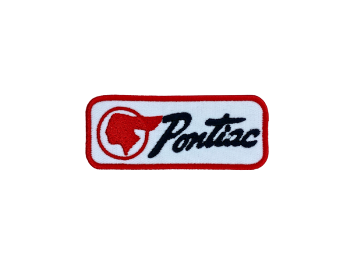 Pontiac aflang logo Emblem - Patch Mærke