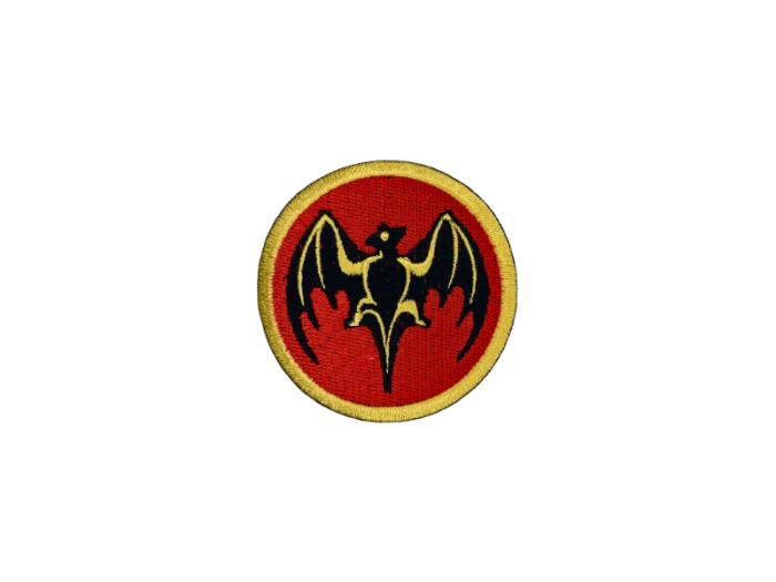 Bacardi rund 6,5cm logo Emblem - Patch Mærke