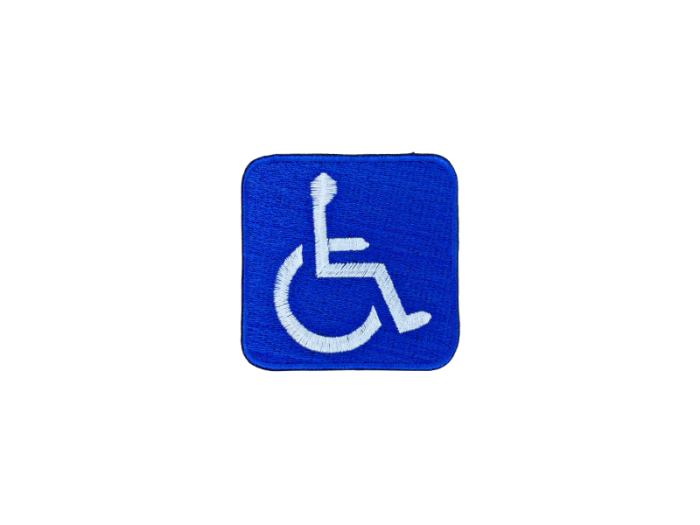 Handicap Symbol Emblem - Patch Mærke