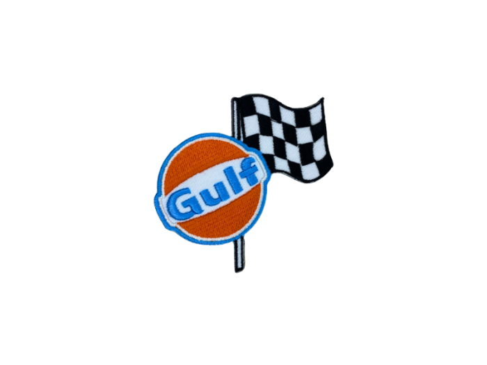 Gulf Racing logo Emblem - Patch Mærke