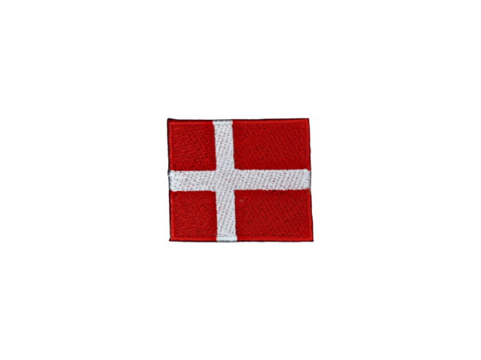 Fredericia MC flag 5x4,5cm Emblem - Patch Mærke