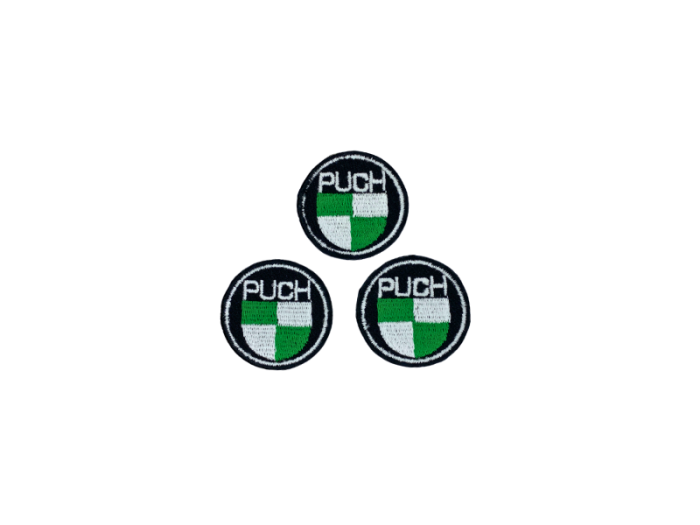 Puch logo Emblem 3 stk pak - Patch Mærke