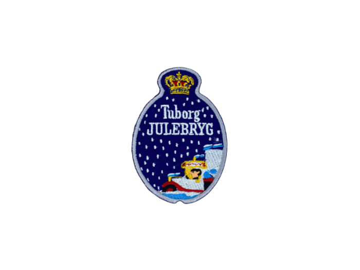 Tuborg Julebryg Øletiket Emblem - Patch Mærke