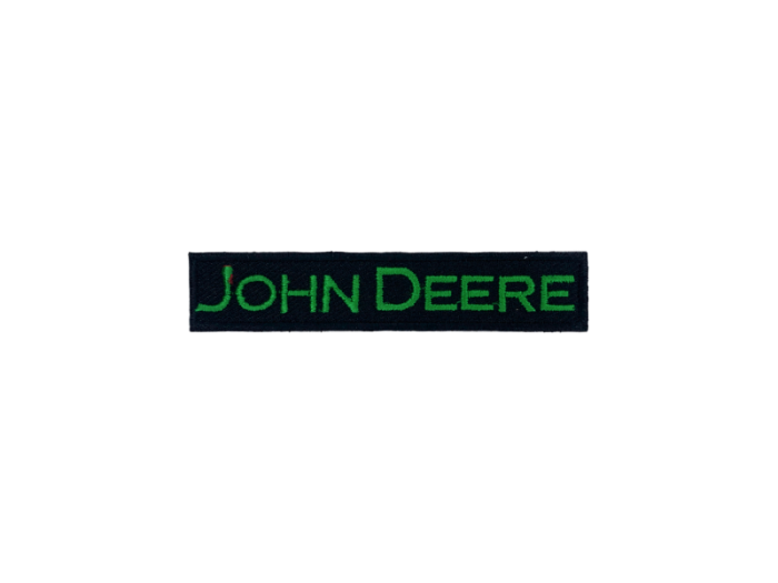 John Deere Tekst  Emblem 9,5cm - Patch Mærke