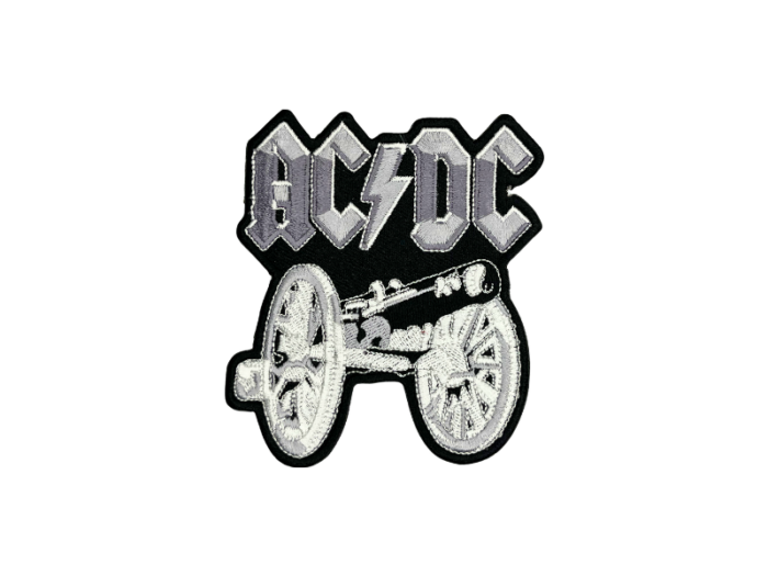 AC/DC Canon - Musik Band Logo Emblem - Patch Mærke
