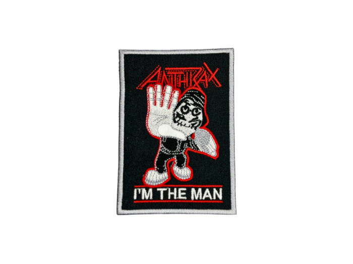 Anthrax I'm The Man- Musik Band Logo Emblem - Patch Mærke