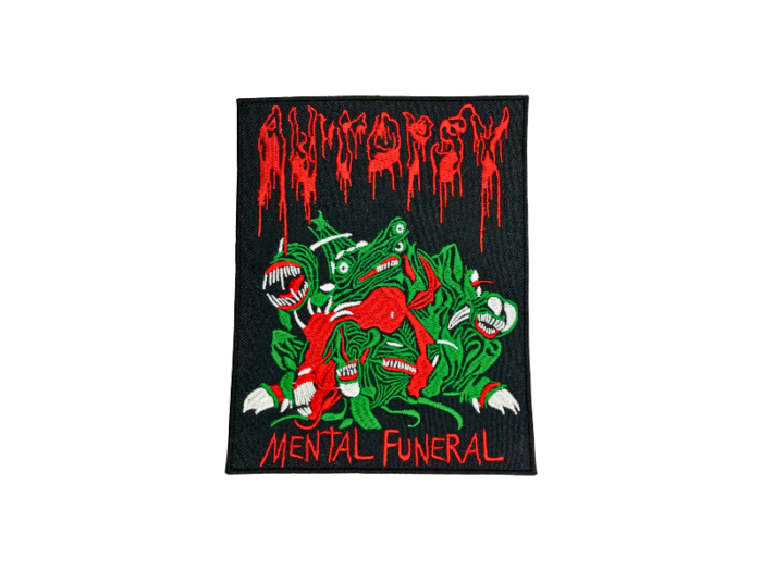 Autopsy Mental Funeral - Musik Band Logo Emblem - Patch Mærke