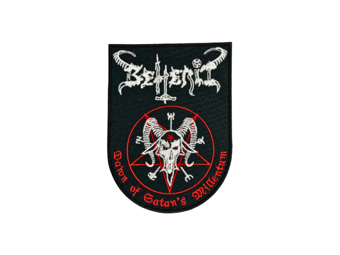 Beherit Dawn of Satan's Millennium - Musik Band Logo Emblem - Patch Mærke