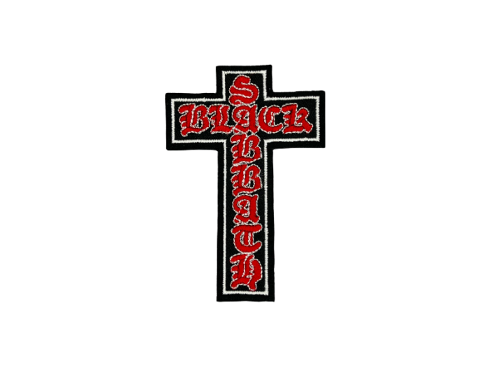 Black Sabbath Cross - Musik Band Logo Emblem - Patch Mærke
