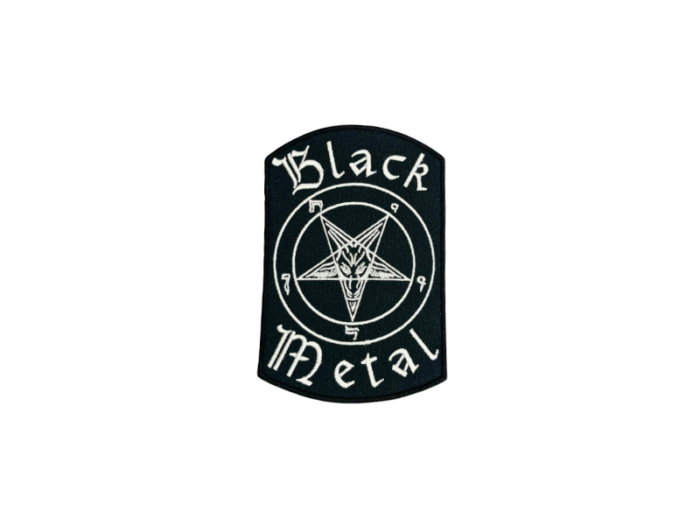 Black Metal - Musik Band Logo Emblem - Patch Mærke