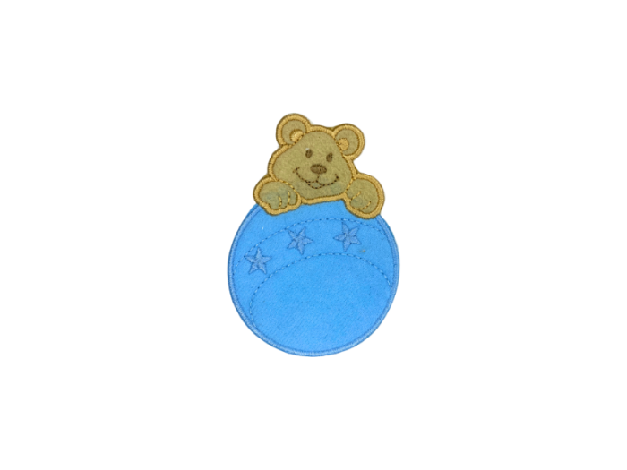 Bamse med bold - Patch Mærke