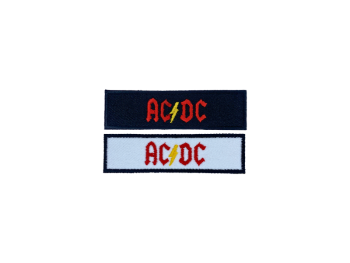 AC DC Logo Emblem - Patch Mærke