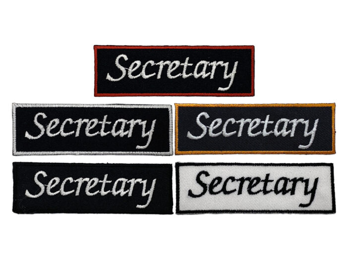 Secretary - Patch Mærke