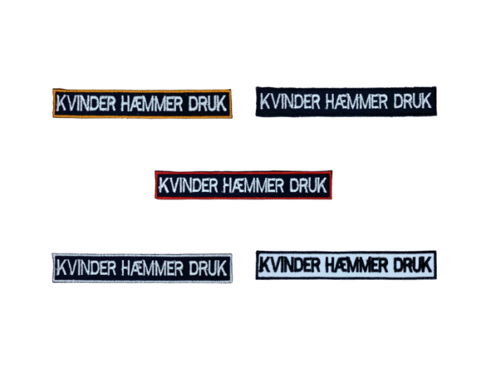 Kvinder Hæmmer Druk - Patch Mærke