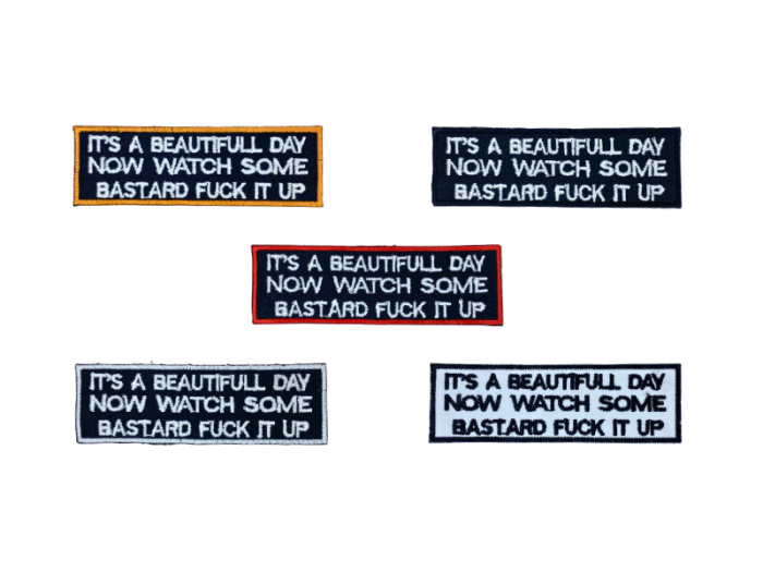 It`s a Beautifull Day - Patch Mærke