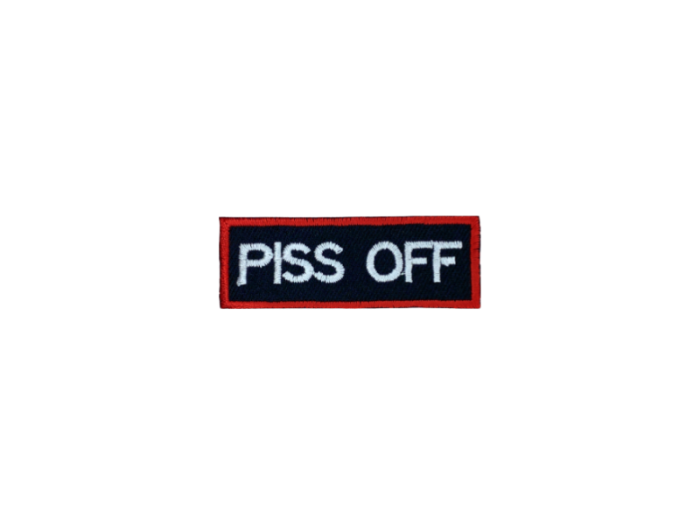 Piss off - Patch Mærke - Billede 5
