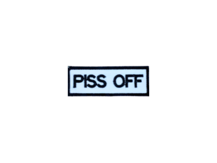 Piss off - Patch Mærke - Billede 6
