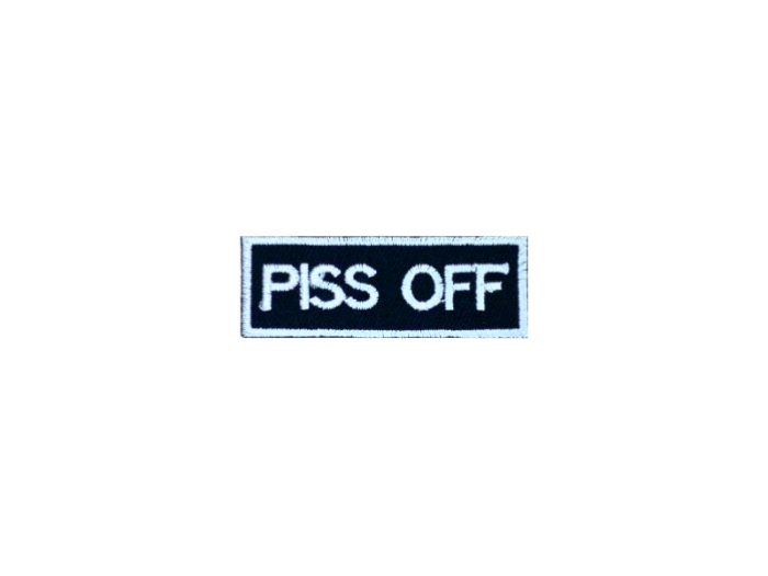 Piss off - Patch Mærke - Billede 7
