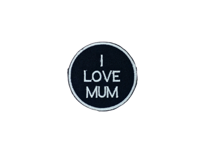 I love mum - Patch Mærke
